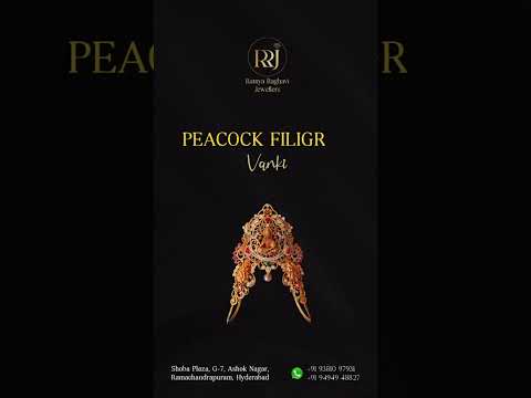 Stunning Vanki Jewellery Collection | Temple Style Lakshmi & Peacock Designs ✨💍 #vanki #vankiring