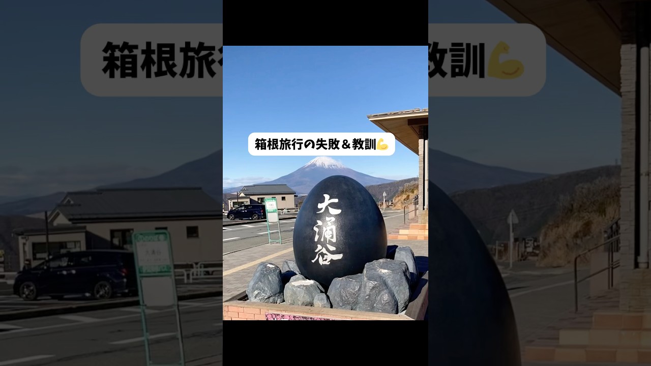 箱根旅行の失敗＆教訓 #shorts #箱根 #旅行