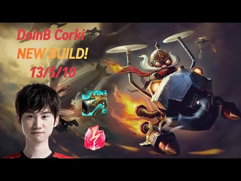 DoinB POV - Corki is OP with ELECTROCUTE??? - Corki vs Leblanc - KR Server