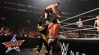 WWE Network: Neville &amp; Stephen Amell vs. Stardust &amp; King Barrett: SummerSlam 2015