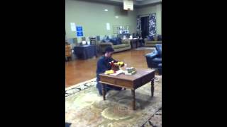 Elijah and the turkeys...