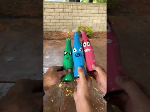 Battle of bottles #satisfying #memes