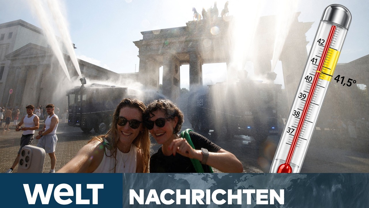 SOMMER-HITZE: Rekordtemperatur in Deutschland erneut gebrochen! | WELT Stream