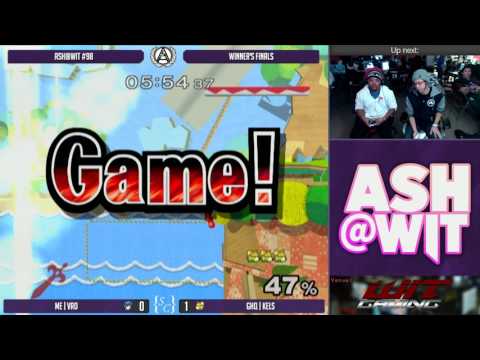 ME | Vro (Marth) vs GHQ | Kels (Sheik, Fox) - ASH@WIT #98 Melee Winner's Finals