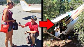 Pilot's Proposal Flight Ends In Terrible Tragedy!