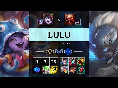Lulu Support vs Gragas - EUW Diamond Patch 14.24