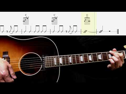 Guitar Score : She Loves You (Rhythm Guitar) - The Beatles
