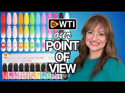 SAVILAND Airbrush Gel Nail Polish Hema-Free: Dilution-Free 12 Vitality Colors Airbrush for Nails Set Non-Acetone with Fine Mist Nail for Spray French & Ombre Nail Polish Nail Art Design Salon - WTI product video review