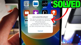 How To TRUST Untrusted Developer on iPhone or iPad! [ANY iOS]