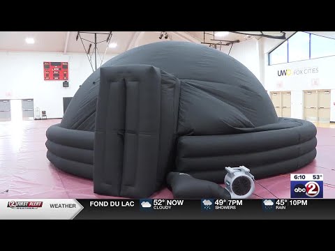 Sneak peek at UWO-Fox Cities’ new inflatable planetarium
