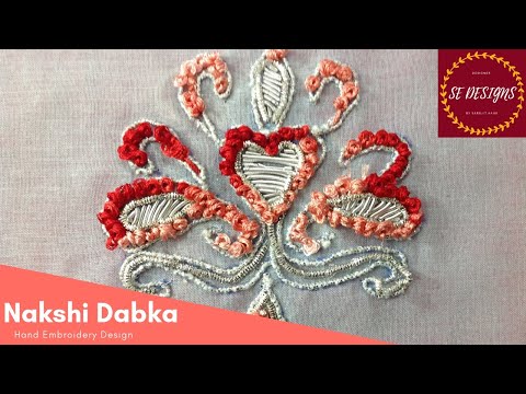 Nakshi Dabka Dori Work Fancy Hand Embroidery | Sarbjit Embroidery Designs