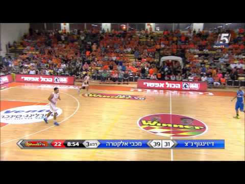 Winner-League, Game 1: Nes Ziona - Maccabi Electra Tel Aviv 69:81