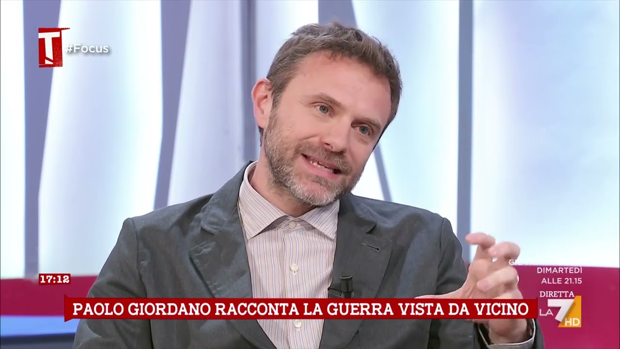Paolo Giordano racconta la guerra vista da vicino
