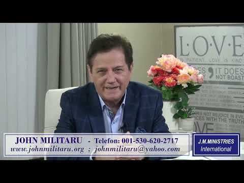 JOHN MILITARU - CINE VA CREDE ȘI SE VA BOTEZA VA FI MÂNTUIT