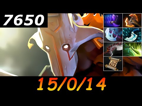 Dota 2 Juggernaut 7650 MMR 15/0/14 (Kills/Deaths/Assists) Ranked Full Gameplay