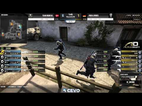 Dignitas vs Penta Game 2 (CEVO-P CS:GO Season 8) - Helium, Launders, & Metuz