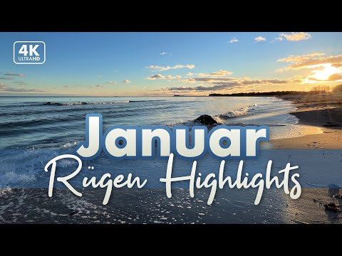 Januar 2022 auf Rügen - die Highlights (4K Walk / ASMR)