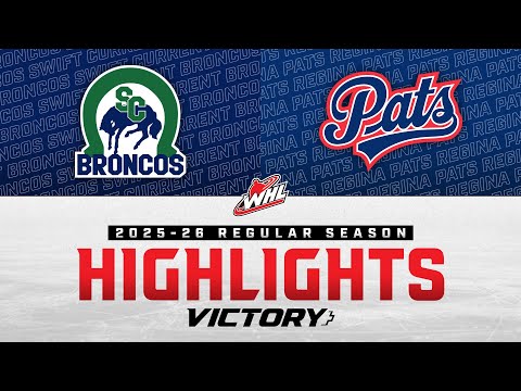 Swift Current Broncos at Regina Pats 11/09 | WHL Highlights 2025-26