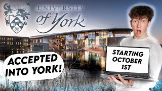 I Got Accepted Into York University for Law!! Unconditional offer for university. LLB LAW.