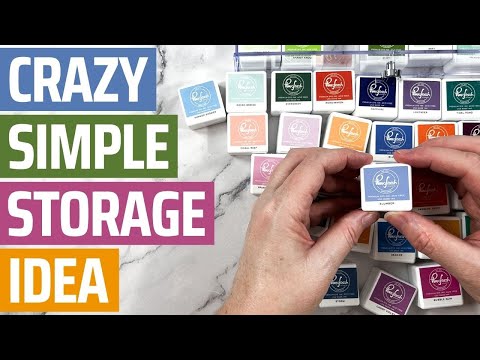 The PERFECT Pink Fresh Studio Ink Storage Solution For Your Craft Room