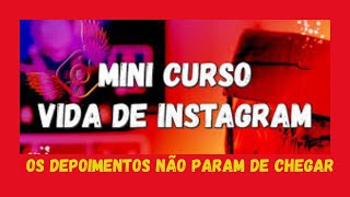 OS DEPOIMENTOS NO PARAM DE CHEGAR