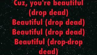 Drop Dead Beautiful - Britney Spears LYRICS ONLY