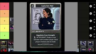 All Hands on Deck! Bridge Command Card Game - Crew Card Tier List!