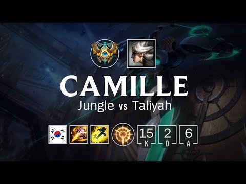 카밀 Jungle vs 탈리야 - KR Challenger Patch 8.16