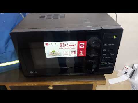 how to use LG 20 Litres solo microwave oven model MS2043DB full demo