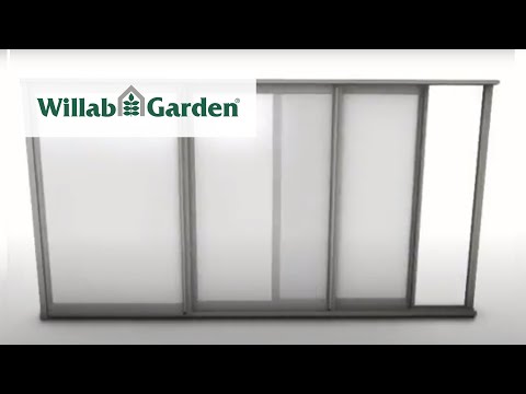 Skjutparti - WG 50 3-delad skjutdörr, spegelvänd - Willab Garden