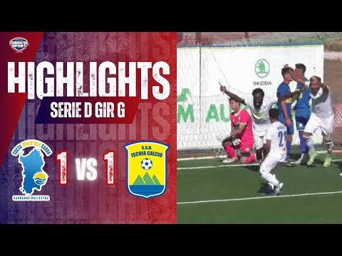 Serie D Soccer Group G - Costa Orientale Sarda-Ischia Calcio 1-1 (Highlights)