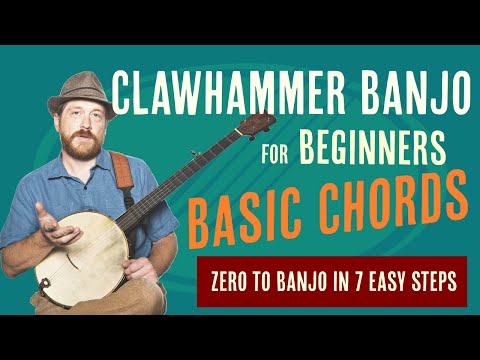 Beginner Clawhammer Banjo Crash Course - Chords - Learn Your First 3 Chords