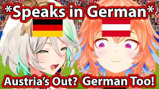 Cecilia and Kiara IRL When Germany and Austria Are Out of the World Cup 【Hololive】