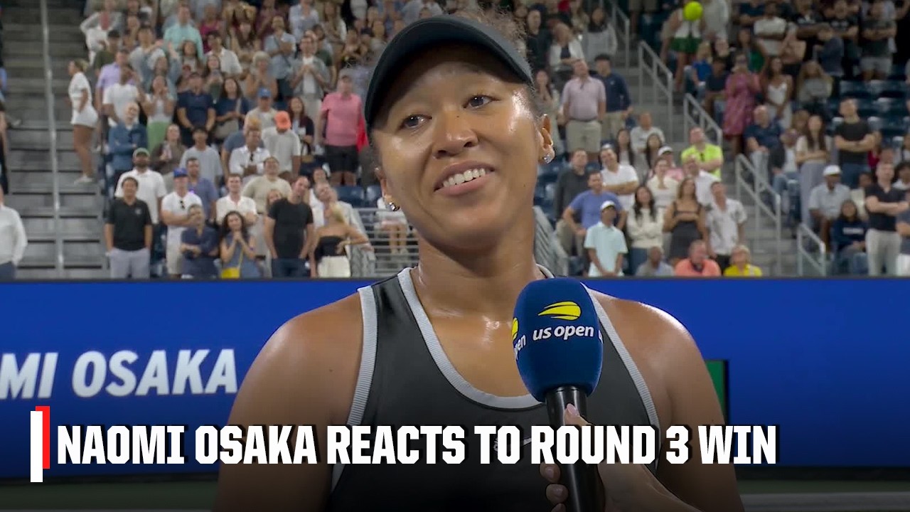 'I'm literally shocked that I won this match' - Naomi Osaka after her Round 3 victory | 2026 US Open