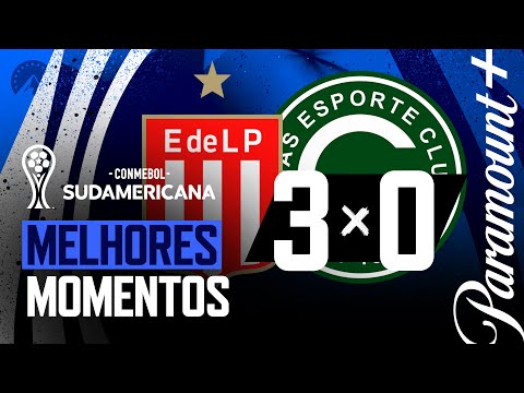 Gols e lances de Estudiantes x Goiás