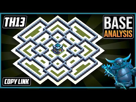 LEGENDRY TH13 HYBRID/TROPHY Base 2025!! COC Town Hall 13 (TH13) Trophy Base Design – Clash of Clans