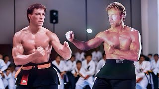 Jean Claude Van Damme vs Chuck Norris | Karate vs Chun Kuk Do