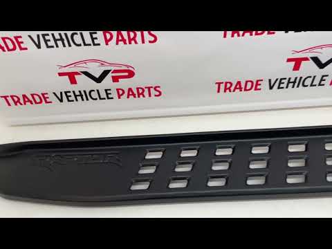 Fits Ford Ranger Wildtrack Raptor 2011-On Running Boards Side Steps Black video