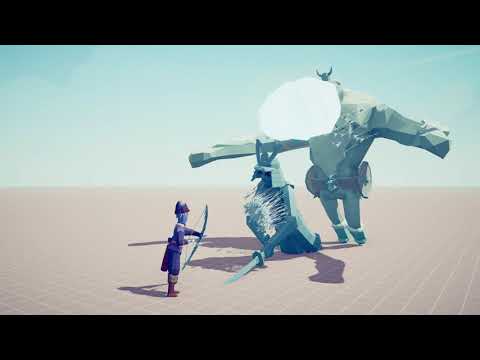 SAMURAI & ICE GIANT vs EVERY GOD - Totally Accurate Battle Simulator TABS