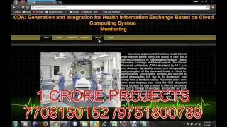 Cloud Based CDA Generation and Integration for Health Information Exchange