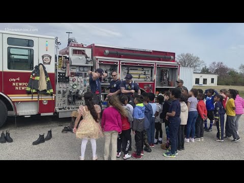Career Day at Carver Elementary School in Newport News
