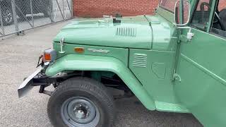 1974 Toyota Land Cruiser FJ40 Startup & Walkaround