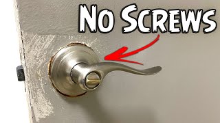 No Screws Doorknob Replacement