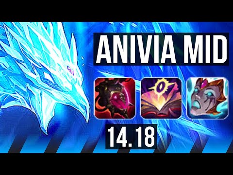 ANIVIA vs NASUS (MID) | 10/1/6, Rank 6 Anivia, Legendary, 500+ games | BR Grandmaster | 14.18