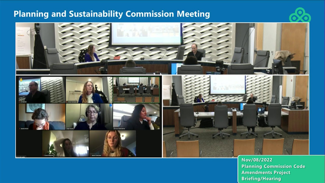Planning and Sustainability Commission 11-08-2022