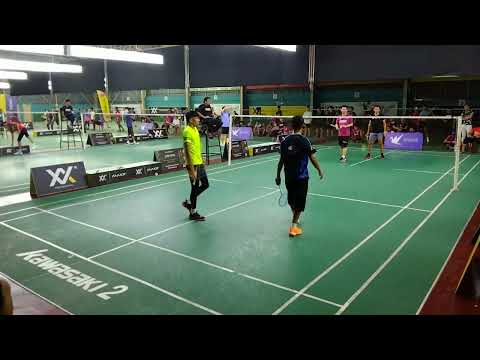 Badminton SF MAXX JEBAT Melaka Men's Bakat Baru - Shahrizal / W Arif Vs Sim Han Min / Say Kiang