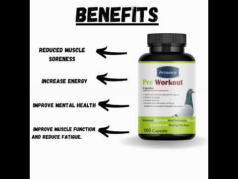 Aniamor-pre-workout capsule for avian- avian feed supplement...