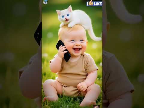 cute baby video call 🤙