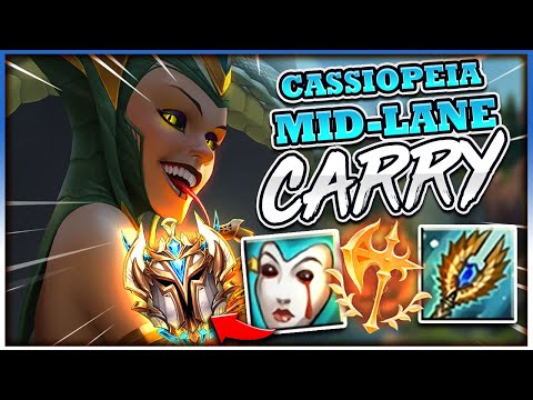 CASSIOPEIA IS ONE OF THE NASTIEST MID CHAMPIONS OF SEASON 10!!! (EASY SNOWBALL) - League of Legends