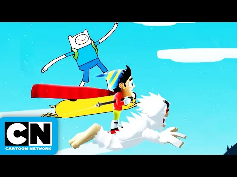 LET'S PLAY: Ski Safari | Adventure Time | Cartoon Network